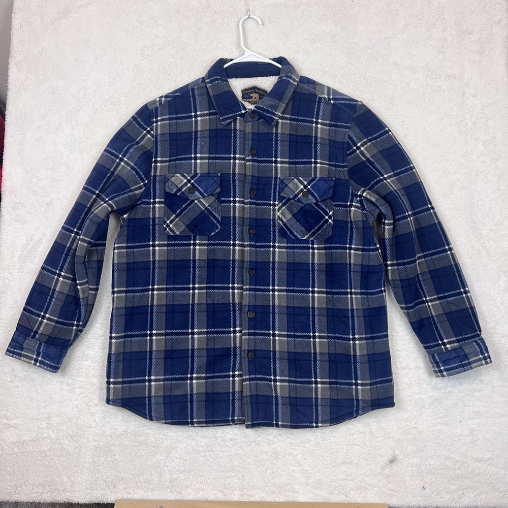 Freedom Foundry Dry Goods‎ Co. Men's XXL Sherpa Lined Fleece Flannel Outdoors